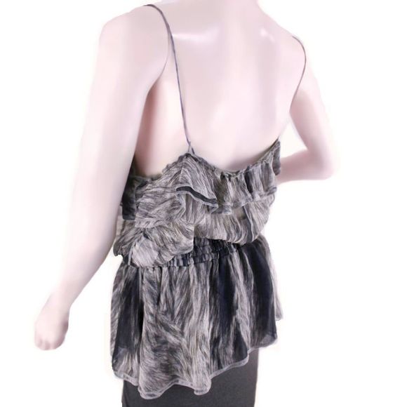 Vintage DOLCE & GABBANA Printed Silk Camisole Top w/Ruffles 2008 Fall NWT - Picture 4 of 9